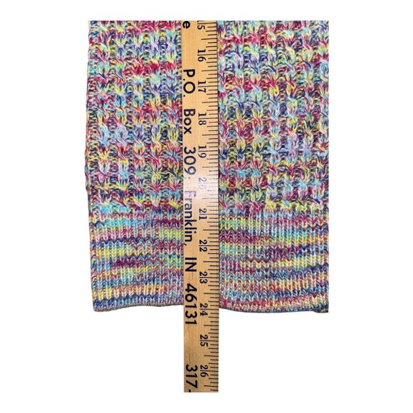 Design 365 Pink, Blue & Yellow 3/4 Balloon Sleeve Cardigan Sweater Women's XL - Picture 13 of 13